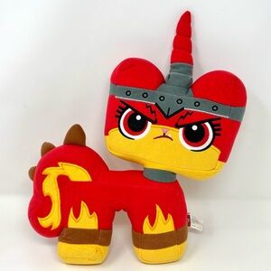 The Lego Movie 2: Angry Kitty Warner Bros 12" Red Cat Soft Plush Stuffed Animal